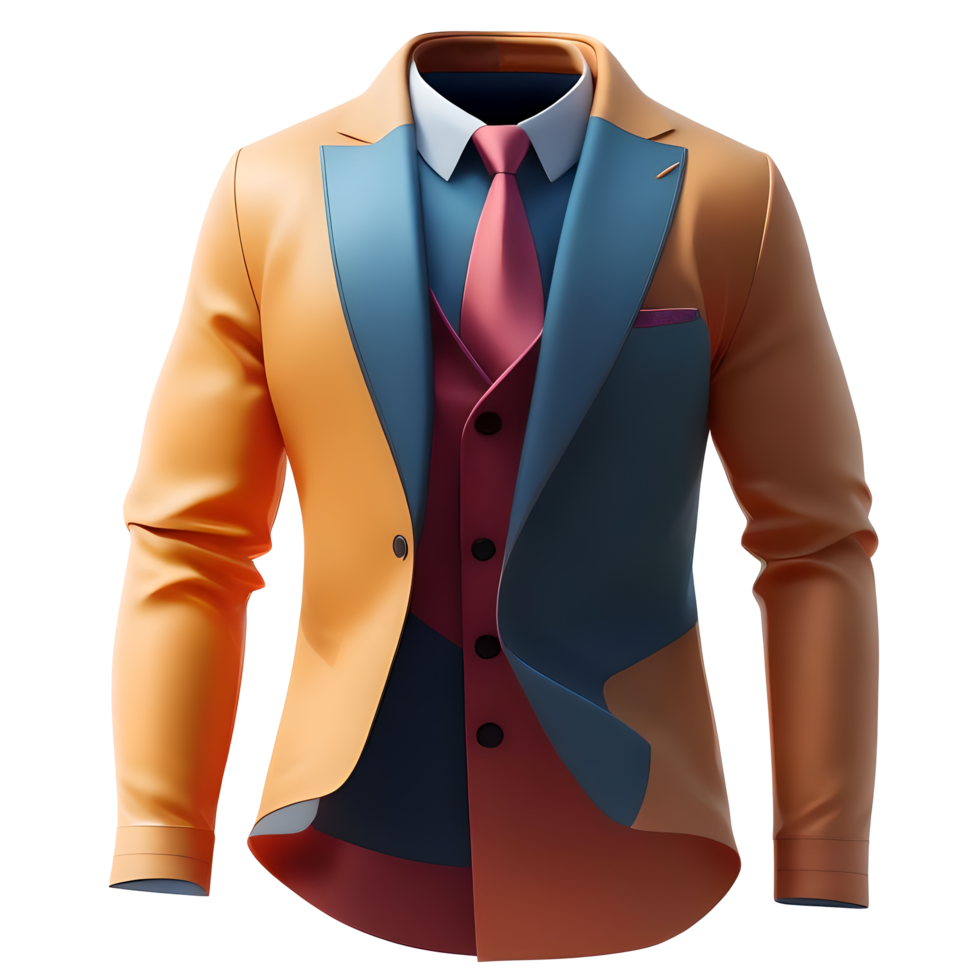 versatilidad de creativo traje chaqueta de sport diferente color diseño ai generativo png