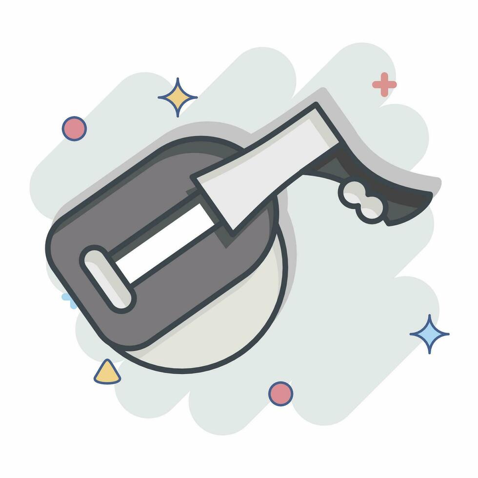 Icon Oud Sala. related to Turkey symbol. comic style. simple design editable. simple illustration vector