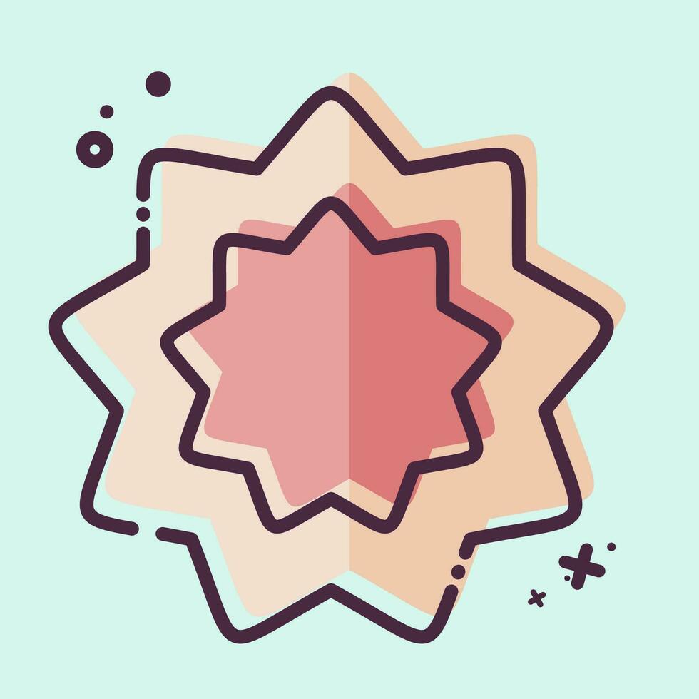 Icon Carcinogen. related to World Cancer symbol. MBE style. simple design editable. simple illustration vector