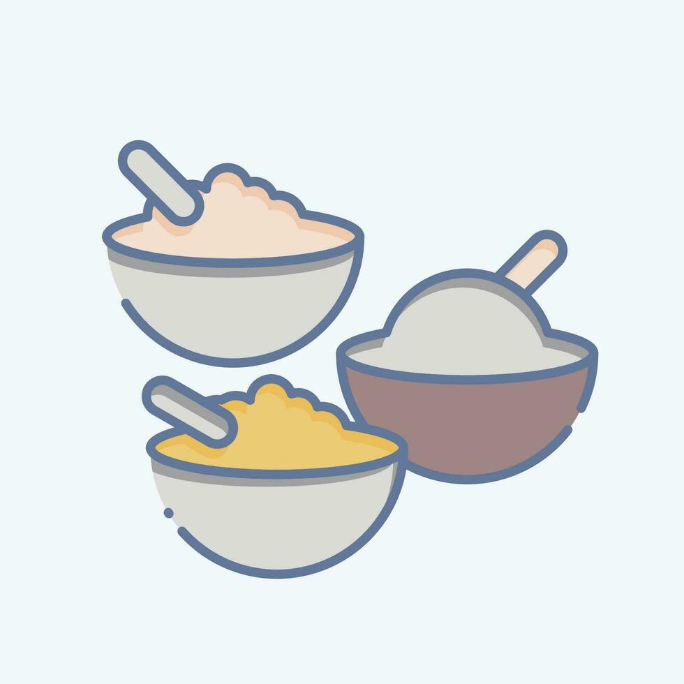 Icon Turkish Spices. related to Turkey symbol. doodle style. simple design editable. simple illustration vector