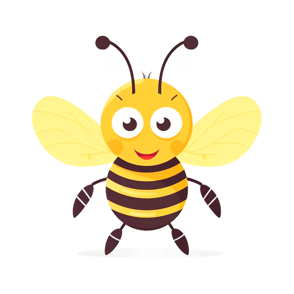 Yellow Bee  Generative Ai png