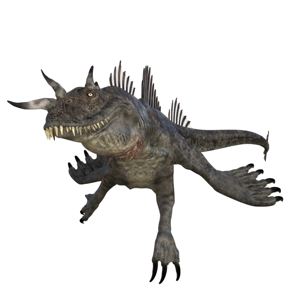 aquadron dinosaur isolated 3d png