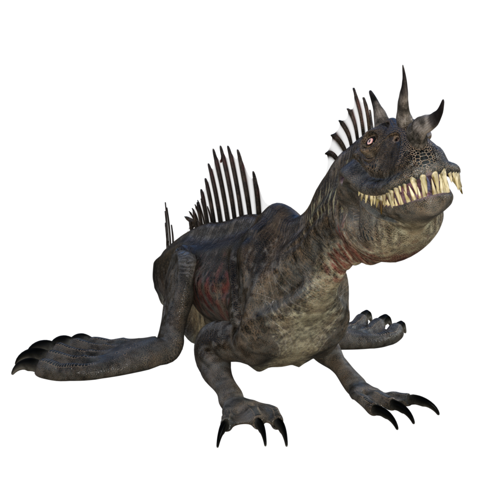 aquadron dinosaur isolated 3d png