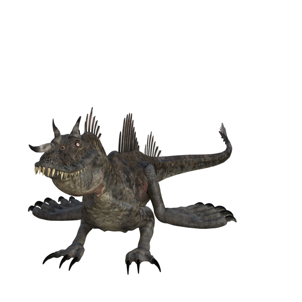 aquadron dinosaur isolated 3d png