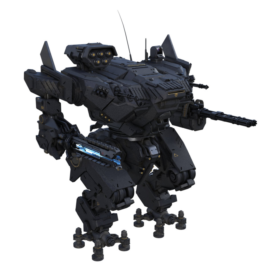 Robot isolated 3d png