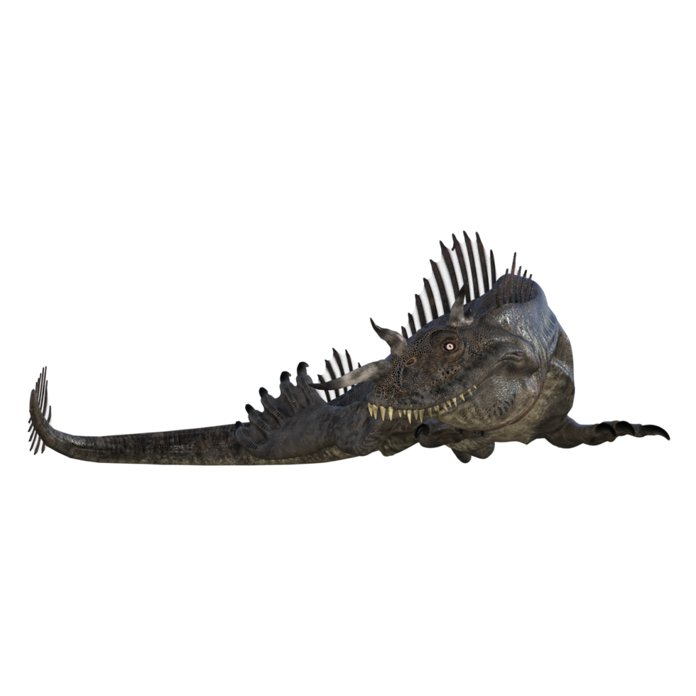 aquadron dinosaure isolé 3d png