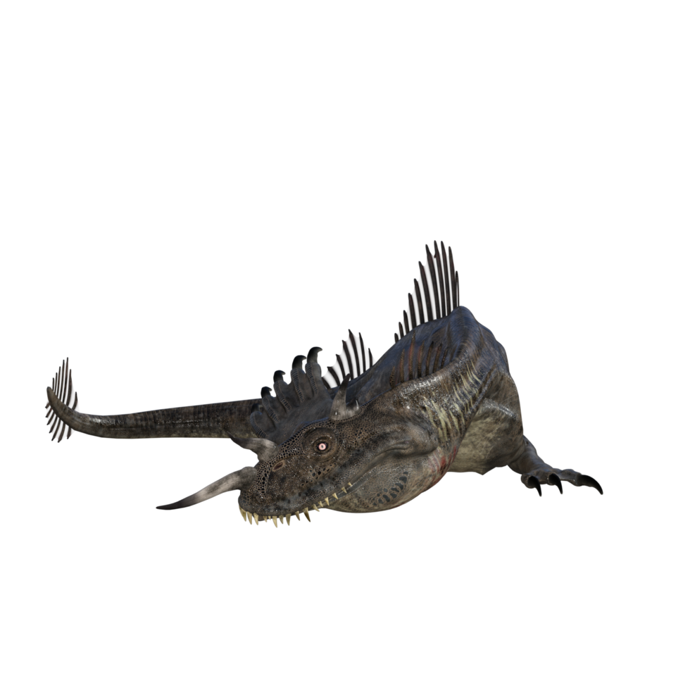aquadron dinosaur isolated 3d png