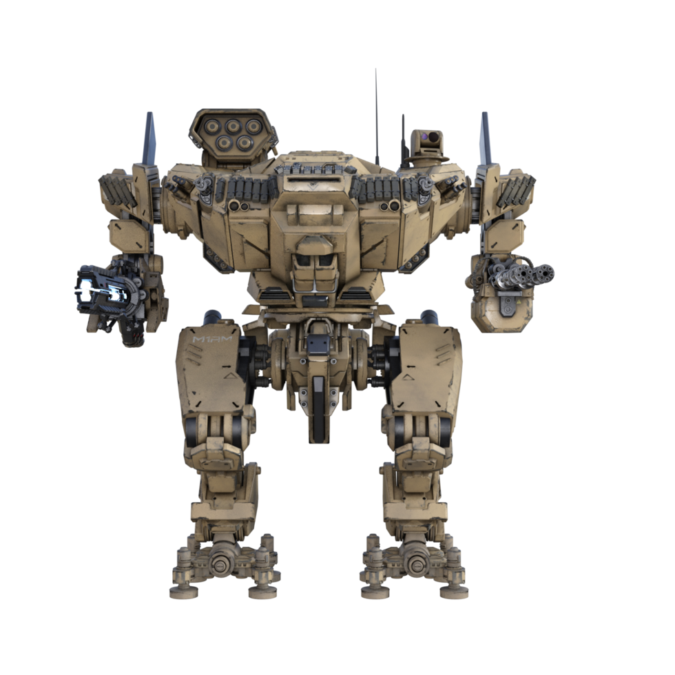 Robot isolated 3d png