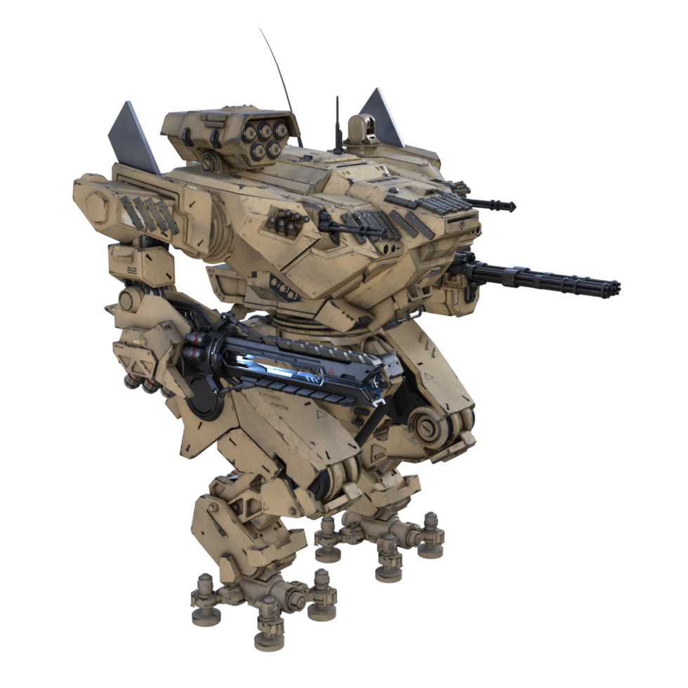 Robot isolated 3d png