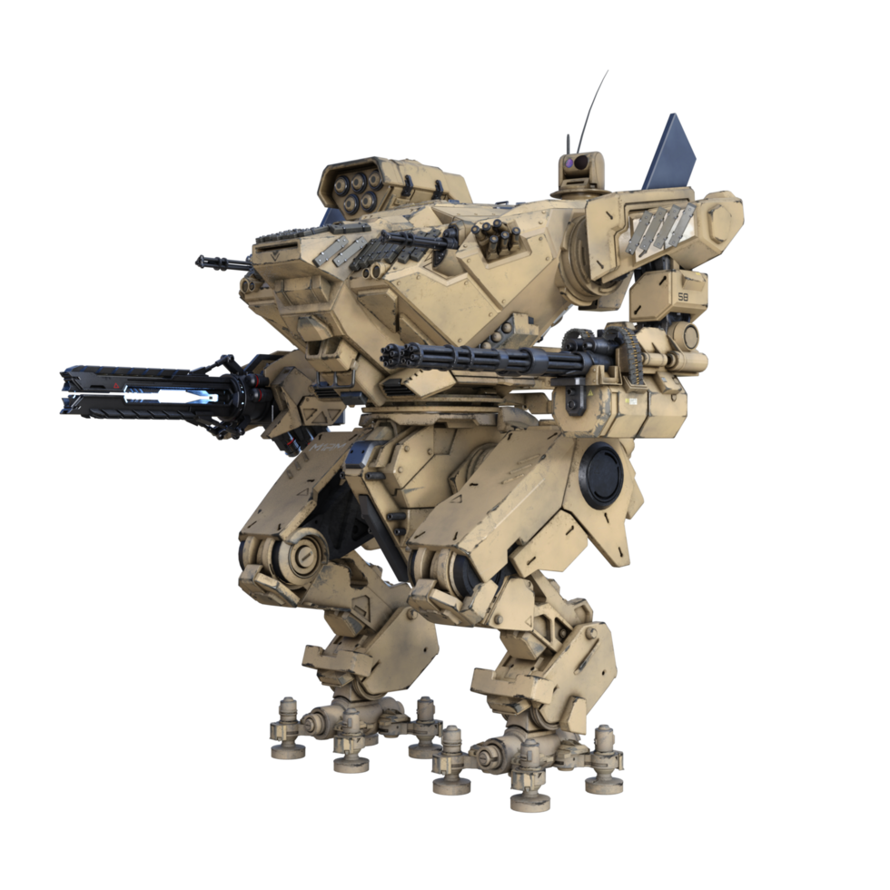 Robot isolated 3d png