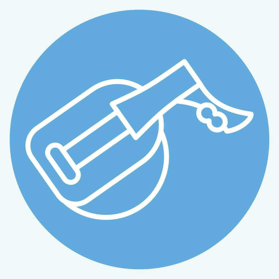 Icon Oud Sala. related to Turkey symbol. blue eyes style. simple design editable. simple illustration vector