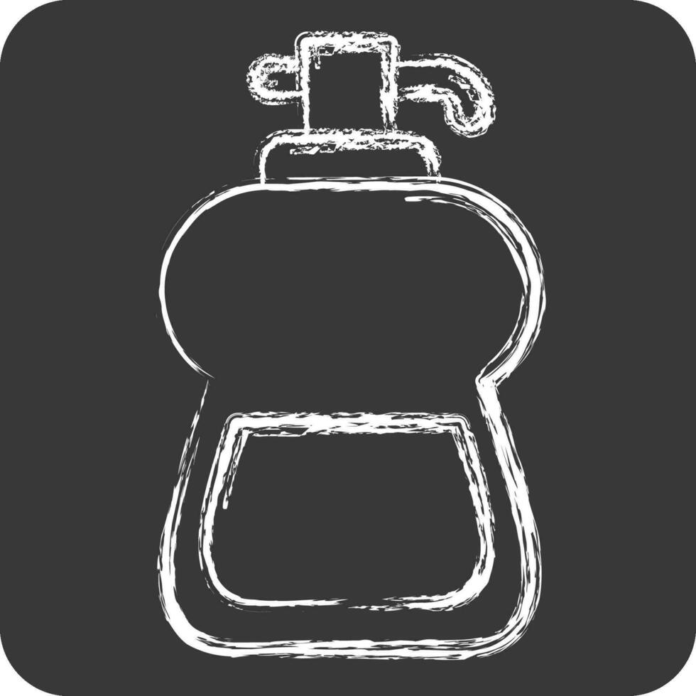 Icon Liquid Soap. related to Cleaning symbol. chalk Style. simple design editable. simple illustration vector