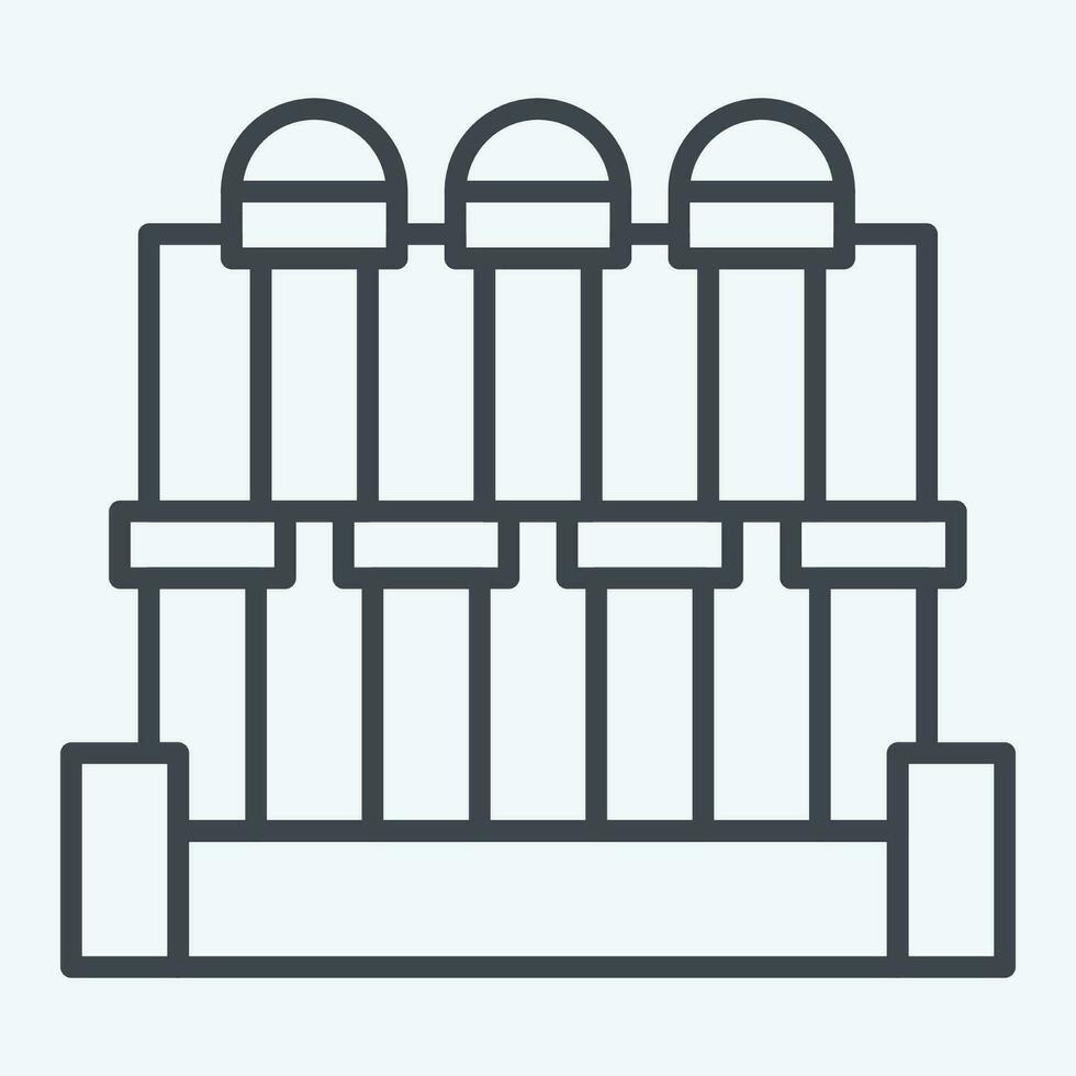 Icon City Of Ephesus. related to Turkey symbol. line style. simple design editable. simple illustration vector