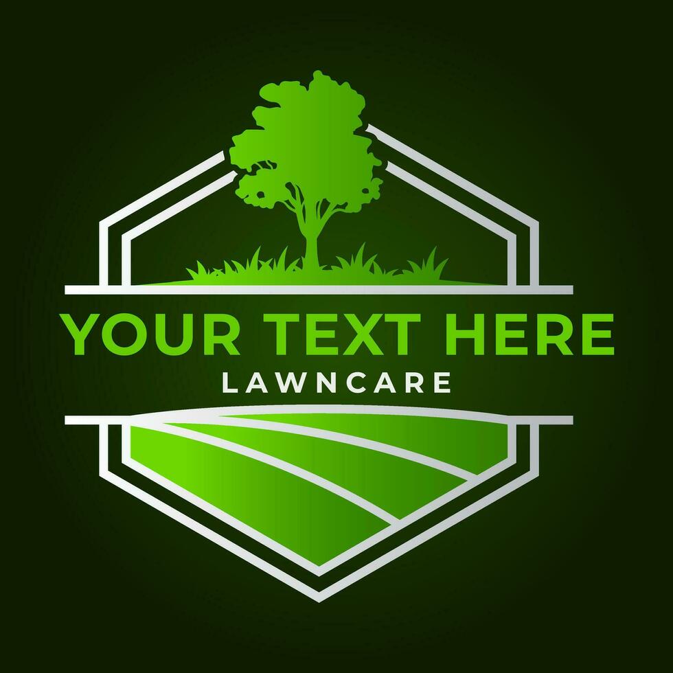 Landscaping maintenance logo design template. vector