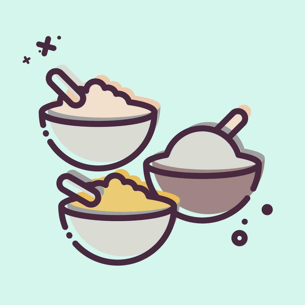 Icon Turkish Spices. related to Turkey symbol. MBE style. simple design editable. simple illustration vector