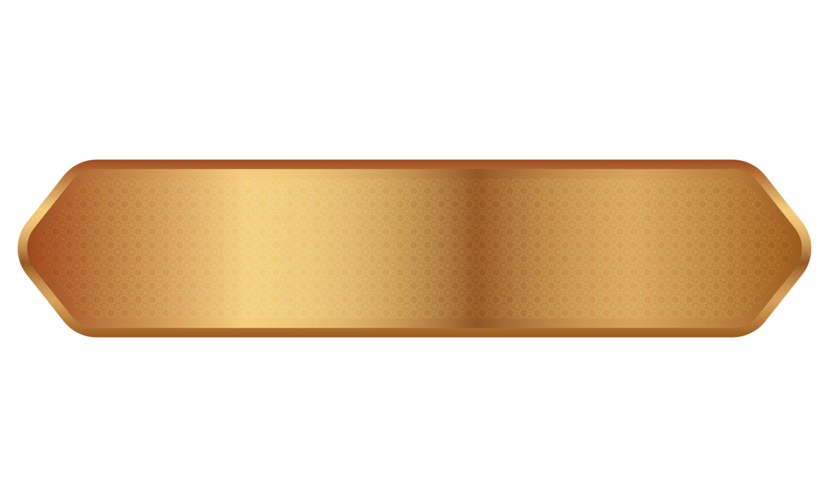 Luxus golden Arabisch islamisch Banner Muster Titel Rahmen Text Box transparent Hintergrund png