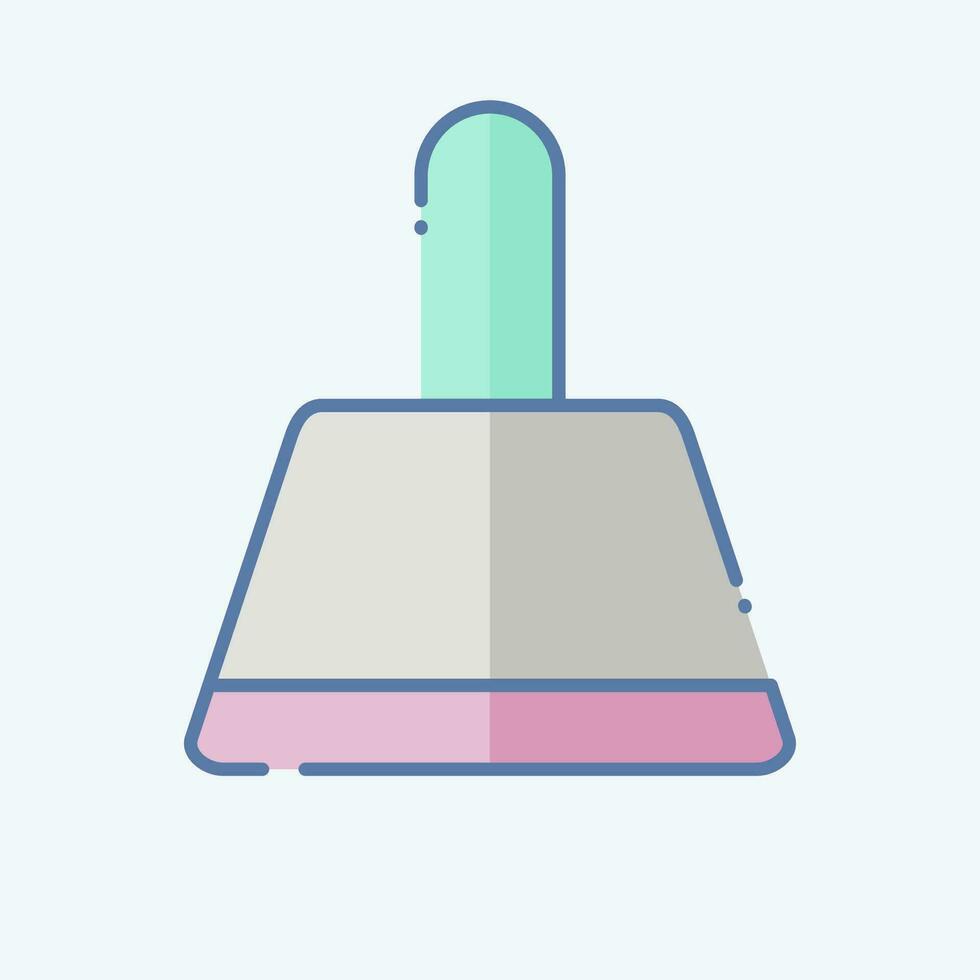 Icon Dustpan. related to Cleaning symbol. doodle style. simple design editable. simple illustration vector