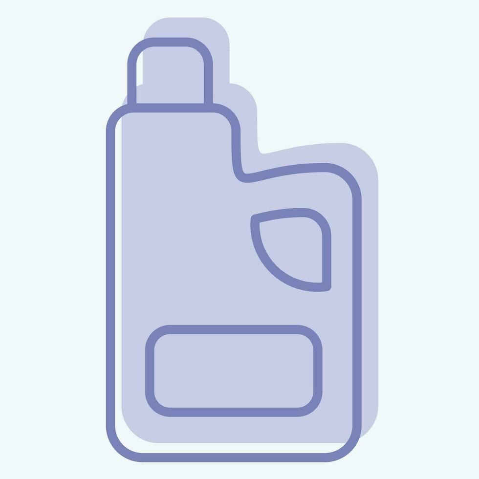 Icon Fabric Softness. related to Cleaning symbol. two tone style. simple design editable. simple illustration vector