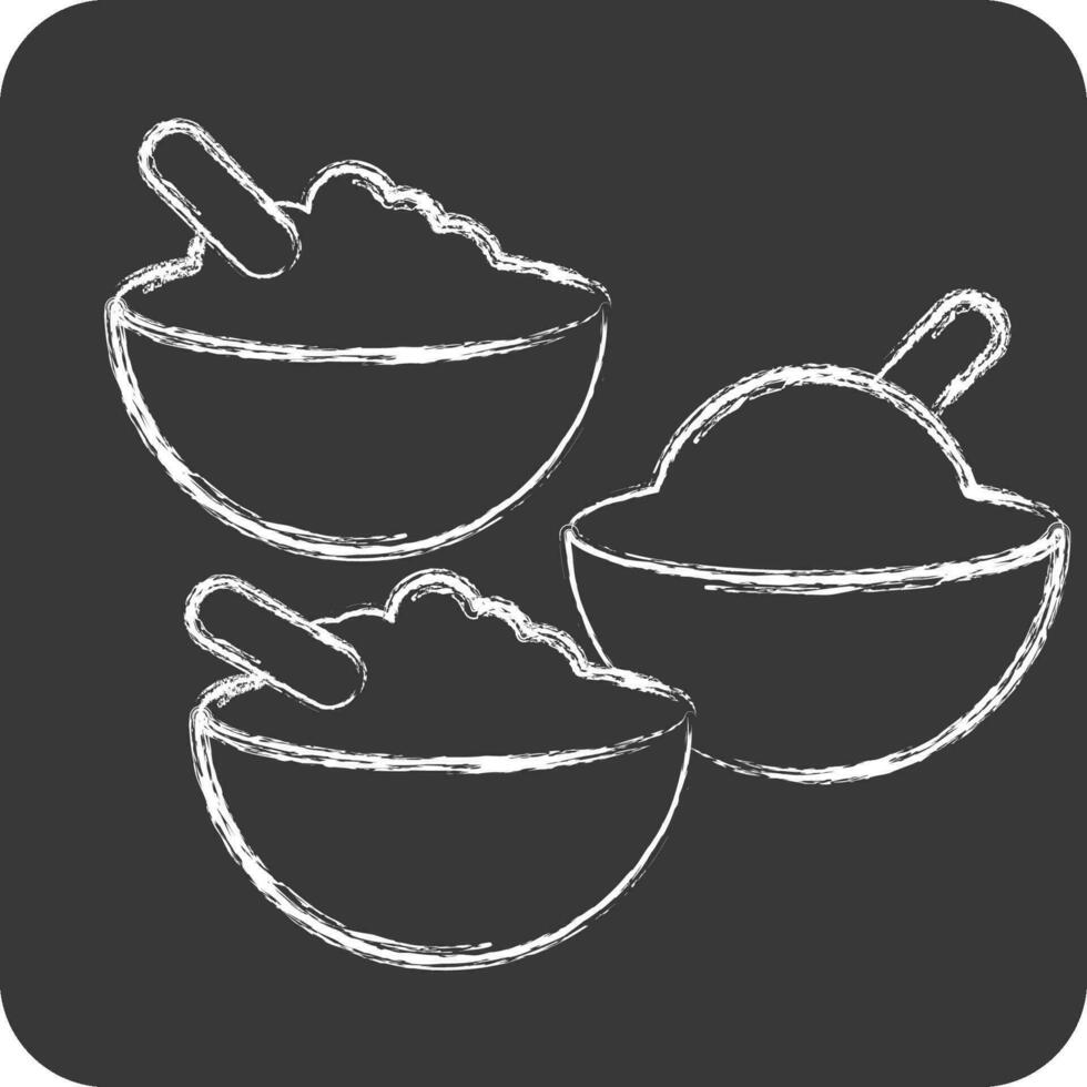 Icon Turkish Spices. related to Turkey symbol. chalk Style. simple design editable. simple illustration vector