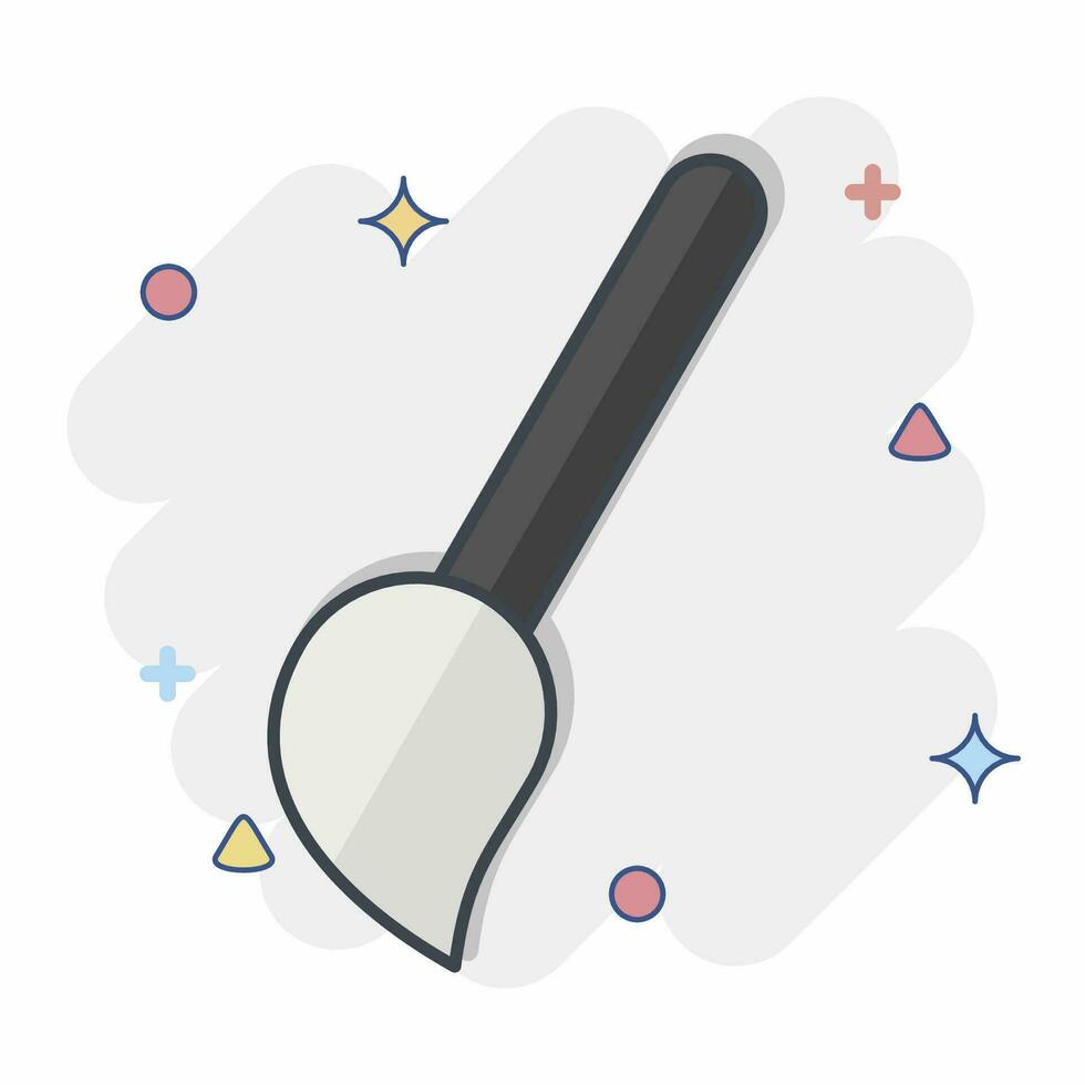 Icon Mop. related to Cleaning symbol. comic style. simple design editable. simple illustration 1 vector