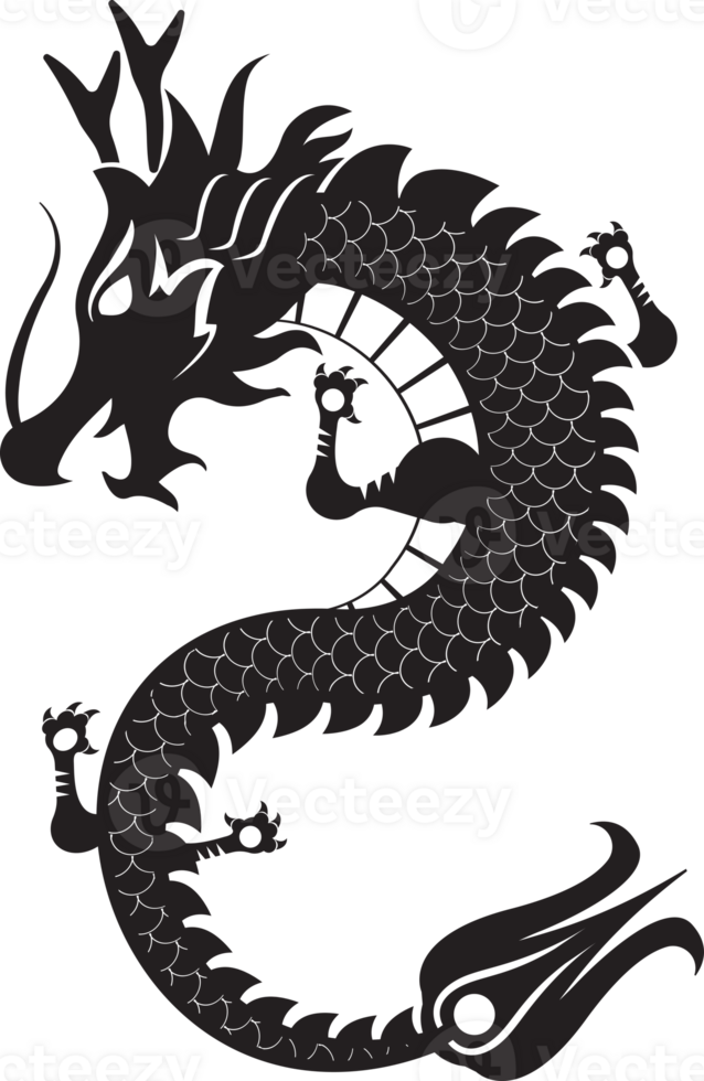 The Chinese dragon image for celebration or religious concept. png