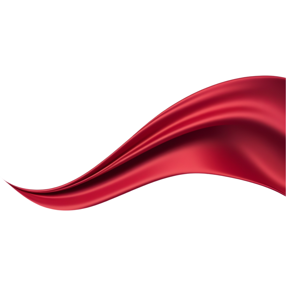 Abstract wave silk satin fabric.AI Generative png