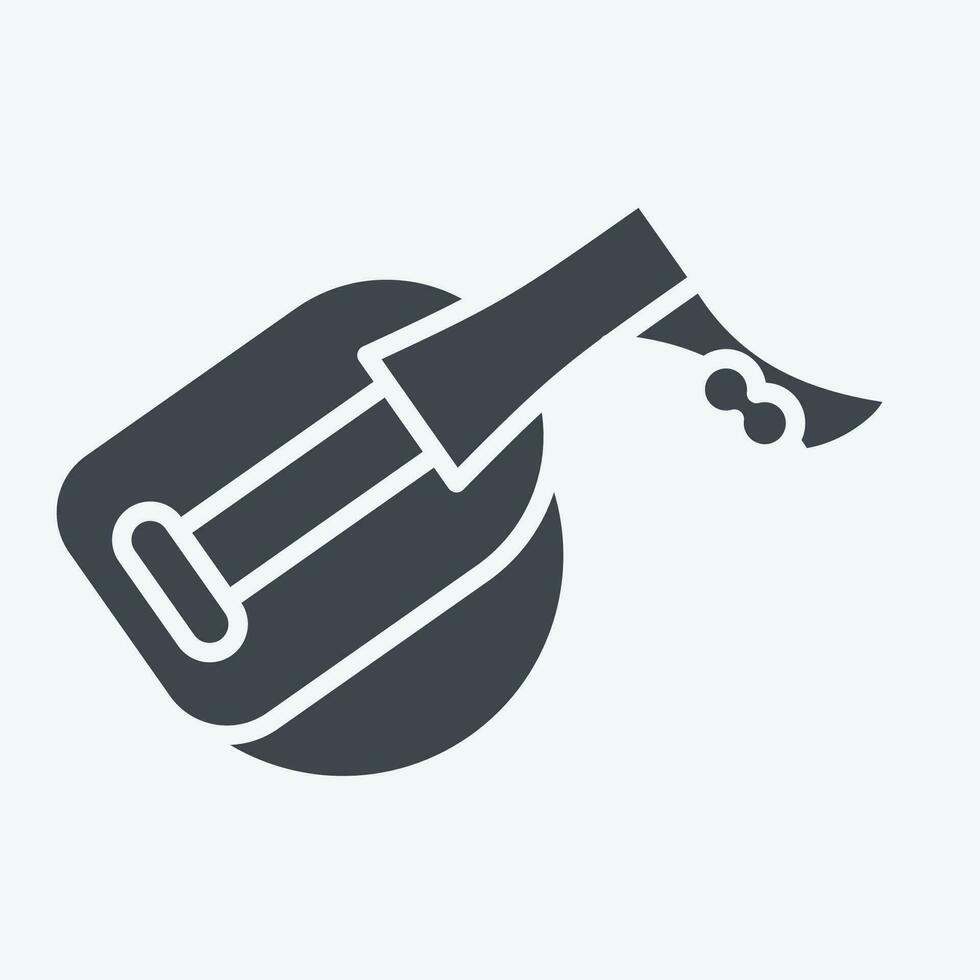Icon Oud Sala. related to Turkey symbol. glyph style. simple design editable. simple illustration vector