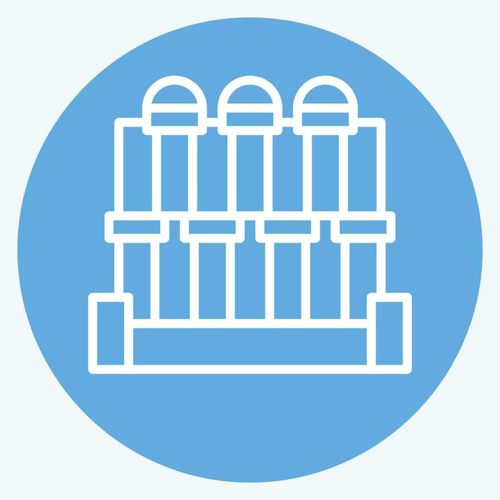 Icon City Of Ephesus. related to Turkey symbol. blue eyes style. simple design editable. simple illustration vector