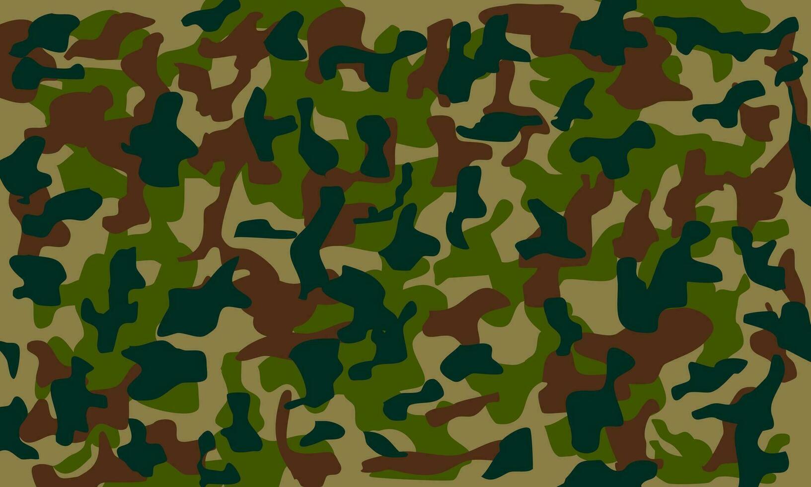 Military camouflage pattern. Seamless green and brown color camouflage ...