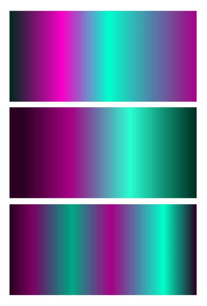 Set of trendy gradient backgrounds and texture for mobile application or wallpaper. Vivid design element for banner, cover, flyer, wall paint. Modern screen vector design with neon color.