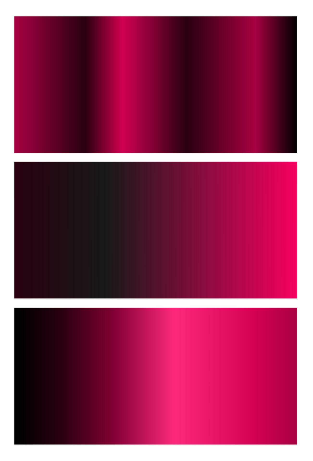 Set of pink and black gradient backgrounds and texture for mobile