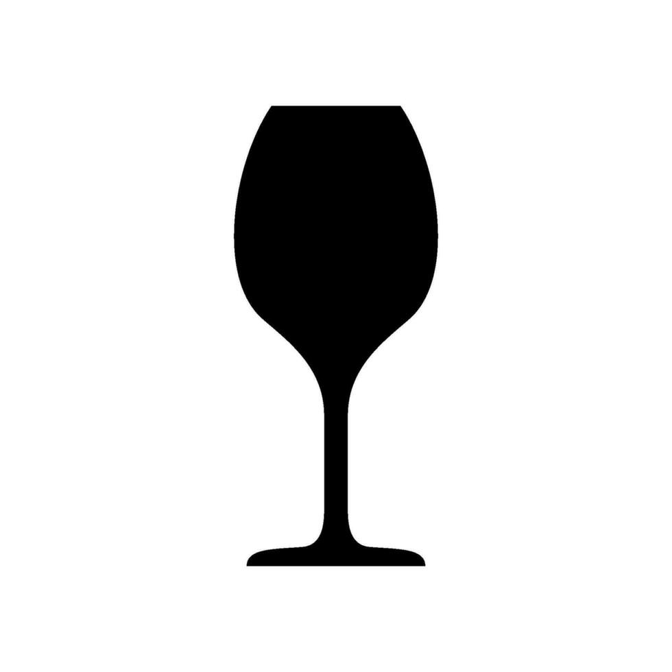 vino vaso icono vector diseño plantillas sencillo y moderno