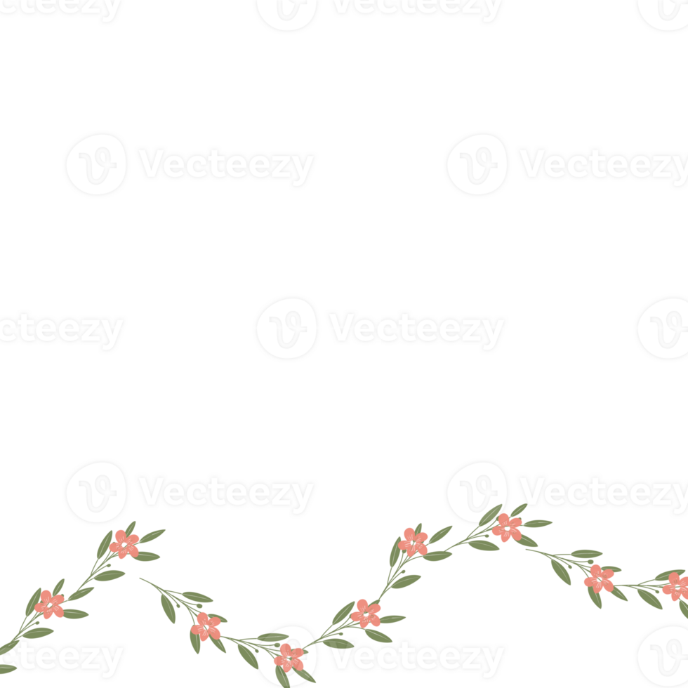 a wreath of flowers on a transparent background png