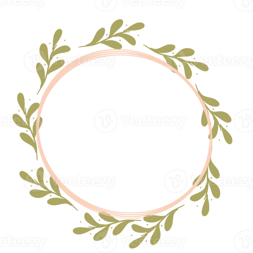 a wreath of flowers on a transparent background png