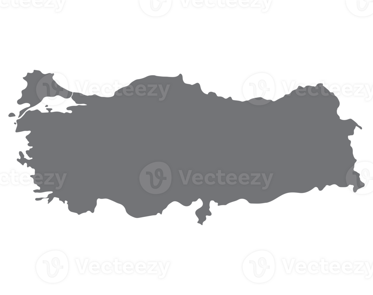 Map of Turkey. Turkish map in details png