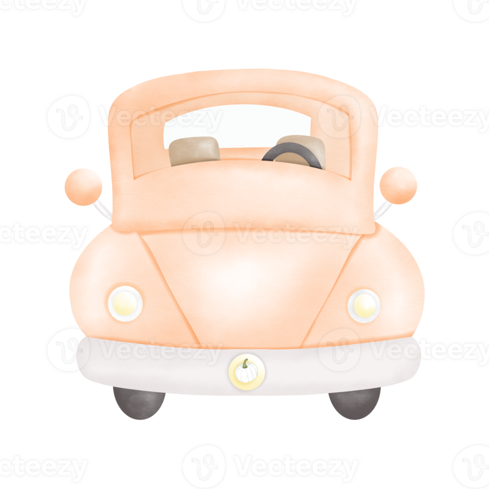 cutie car in autumn png