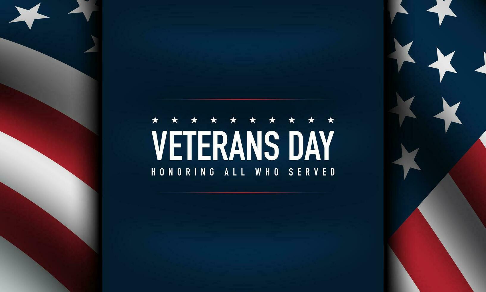 Veterans Day Background Design. vector