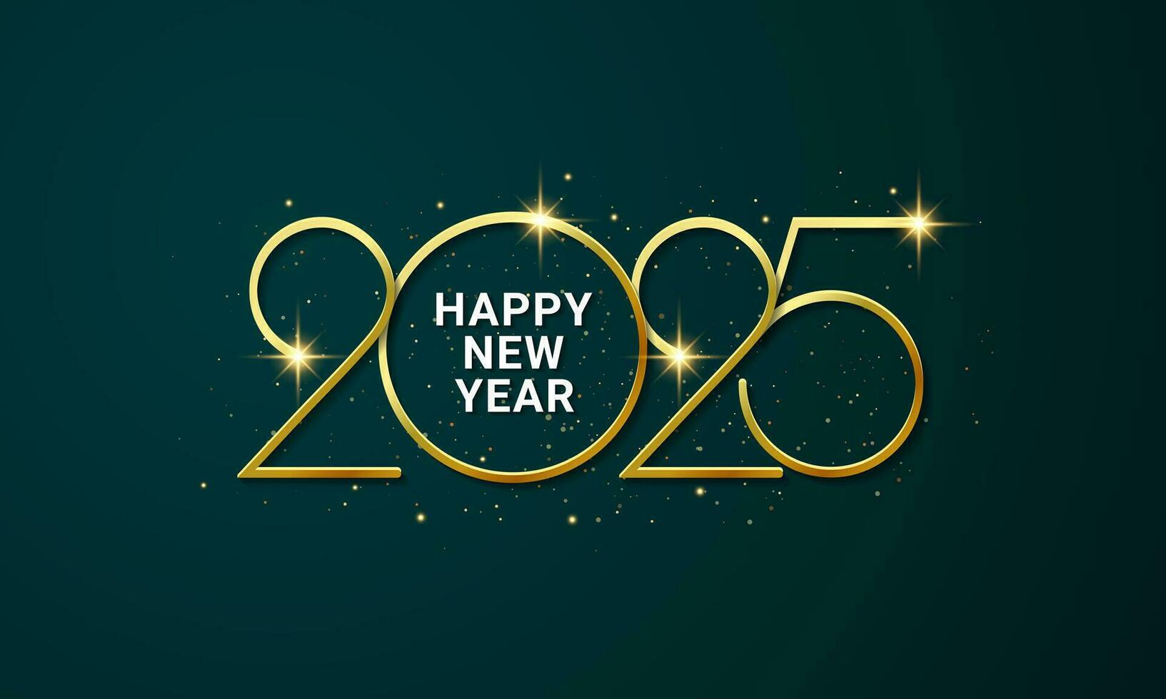 Happy new year 2025 background design. 33127368 Vector Art at Vecteezy