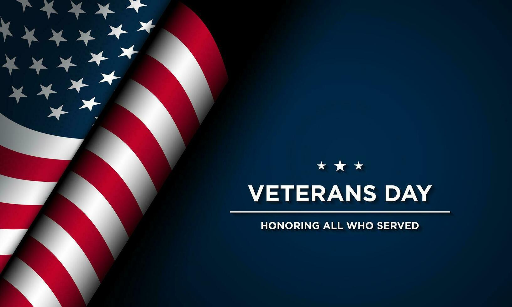 Veterans Day Background Design. vector