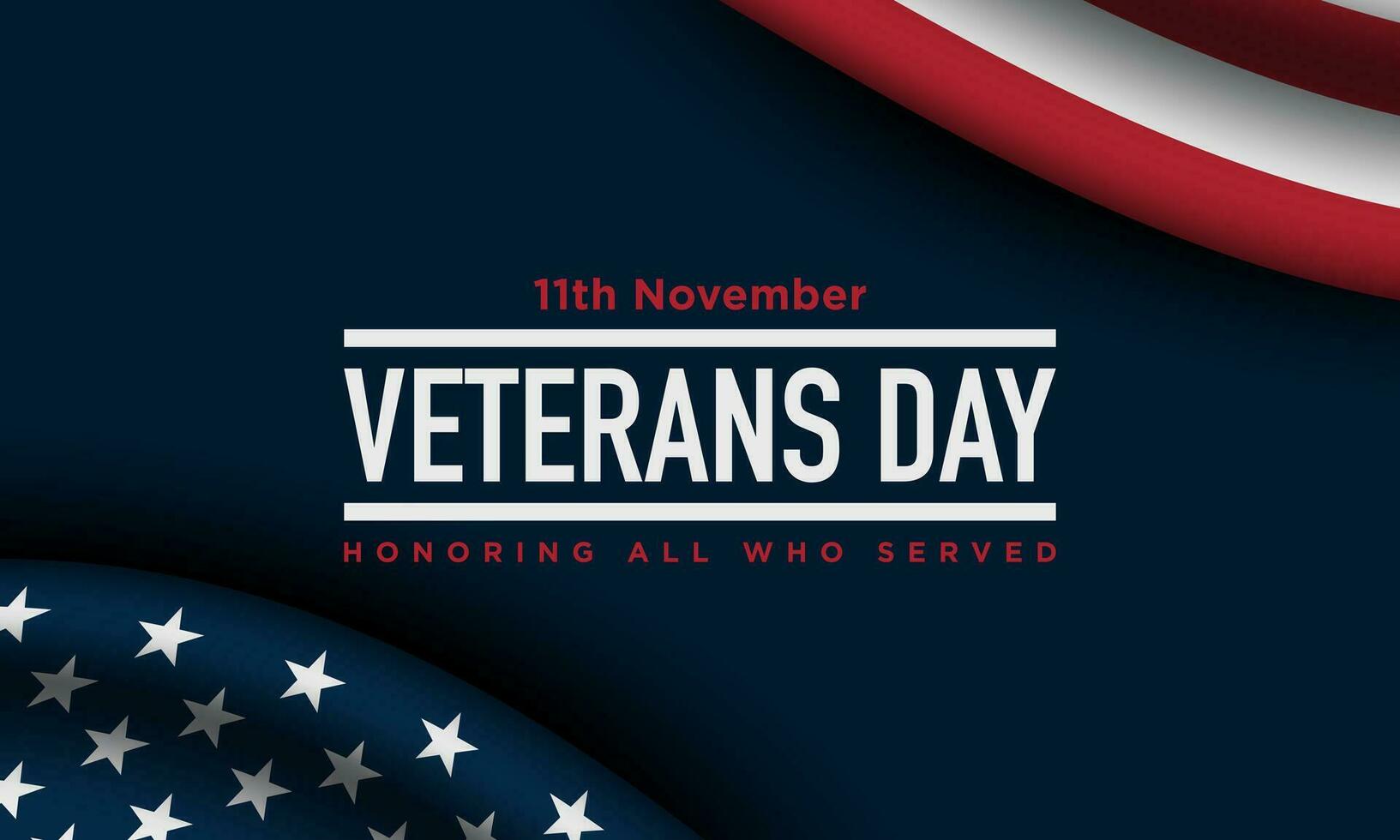 Veterans Day Background Design. vector