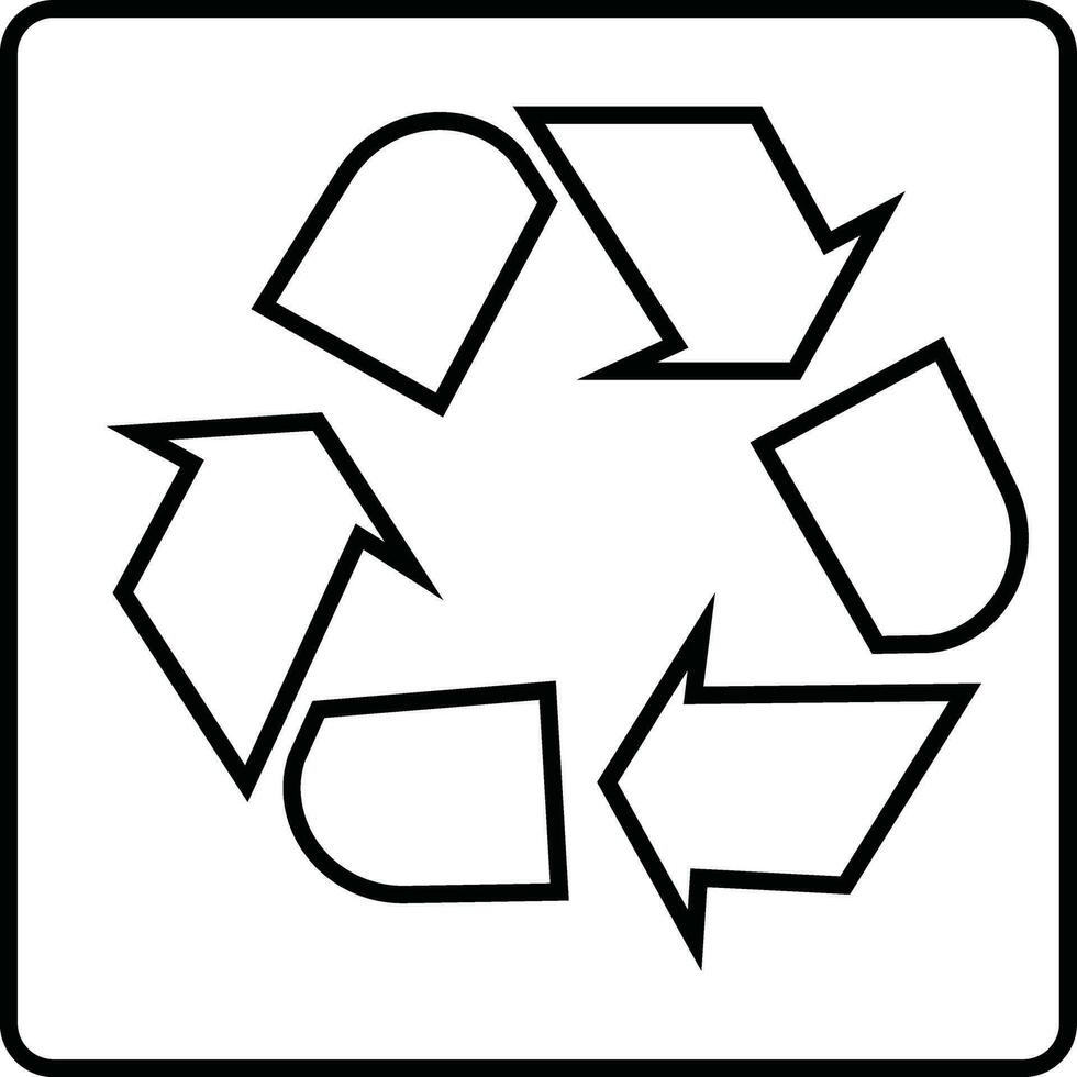 Circular arrows. Circular motion icon. Recycling symbol. Refresh and reload template. Vector