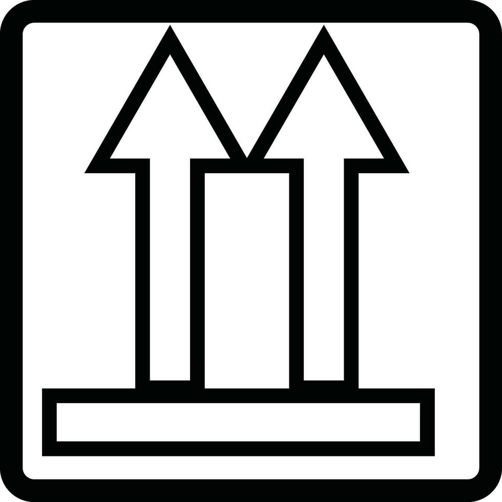 Fragile package icons, handle with care logistics and delivery shipping labels. Fragile box, cargo warning vector signs