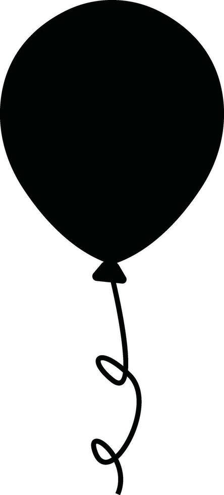 globos icono conjunto vector diseño. fiesta y celebracion línea icono diseño