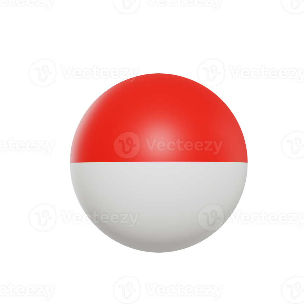 Ball Indonesia 3D Icon png