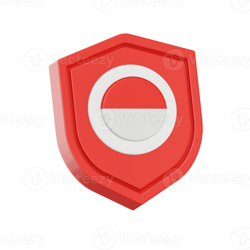 Shield Indonesia 3D Icon png