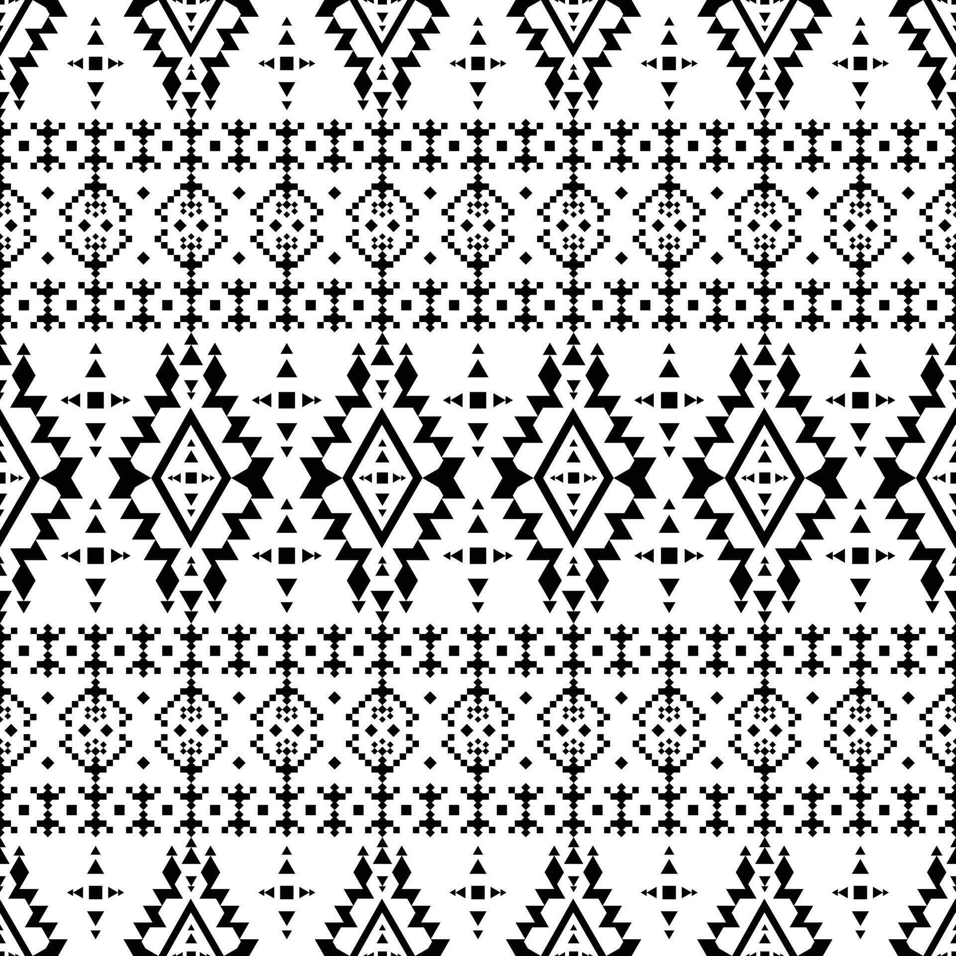 Seamless Native American pattern. Geometric abstract ethnic motif