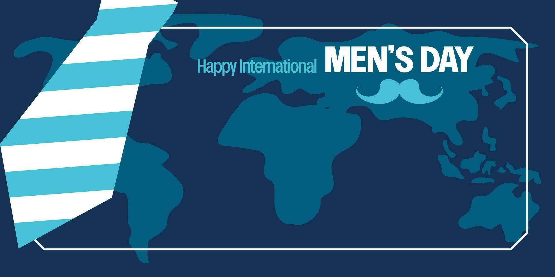 international men's day banner, vector with free copy space area. design for banner, poster, flyer, greeting card, social media, web.