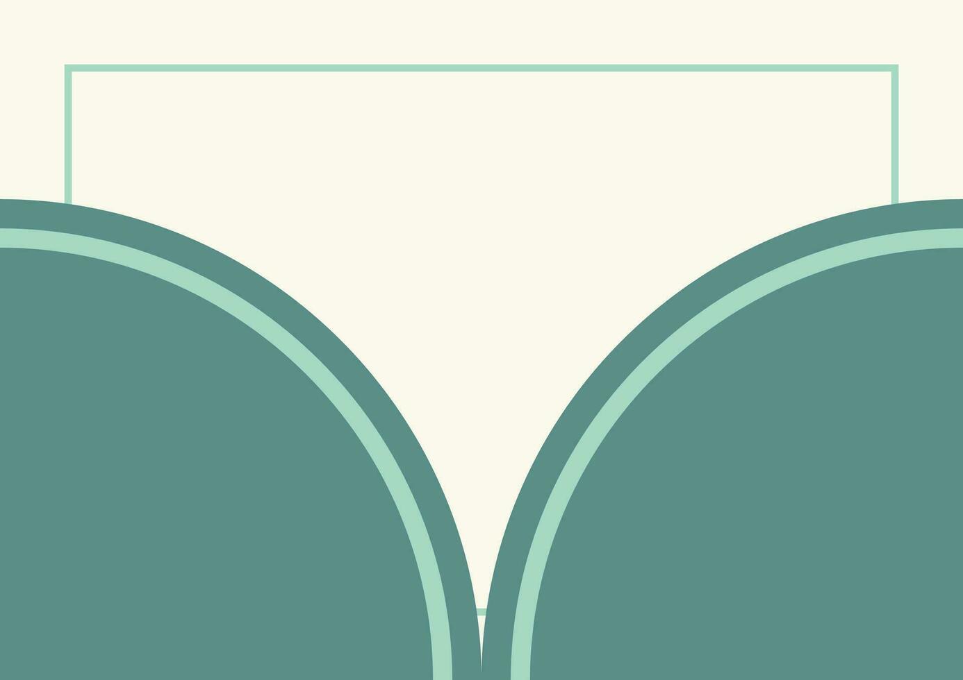 semicircular abstract shape background, free copy space area. Template for design of certificate, charter, presentation, banner, poster. vector