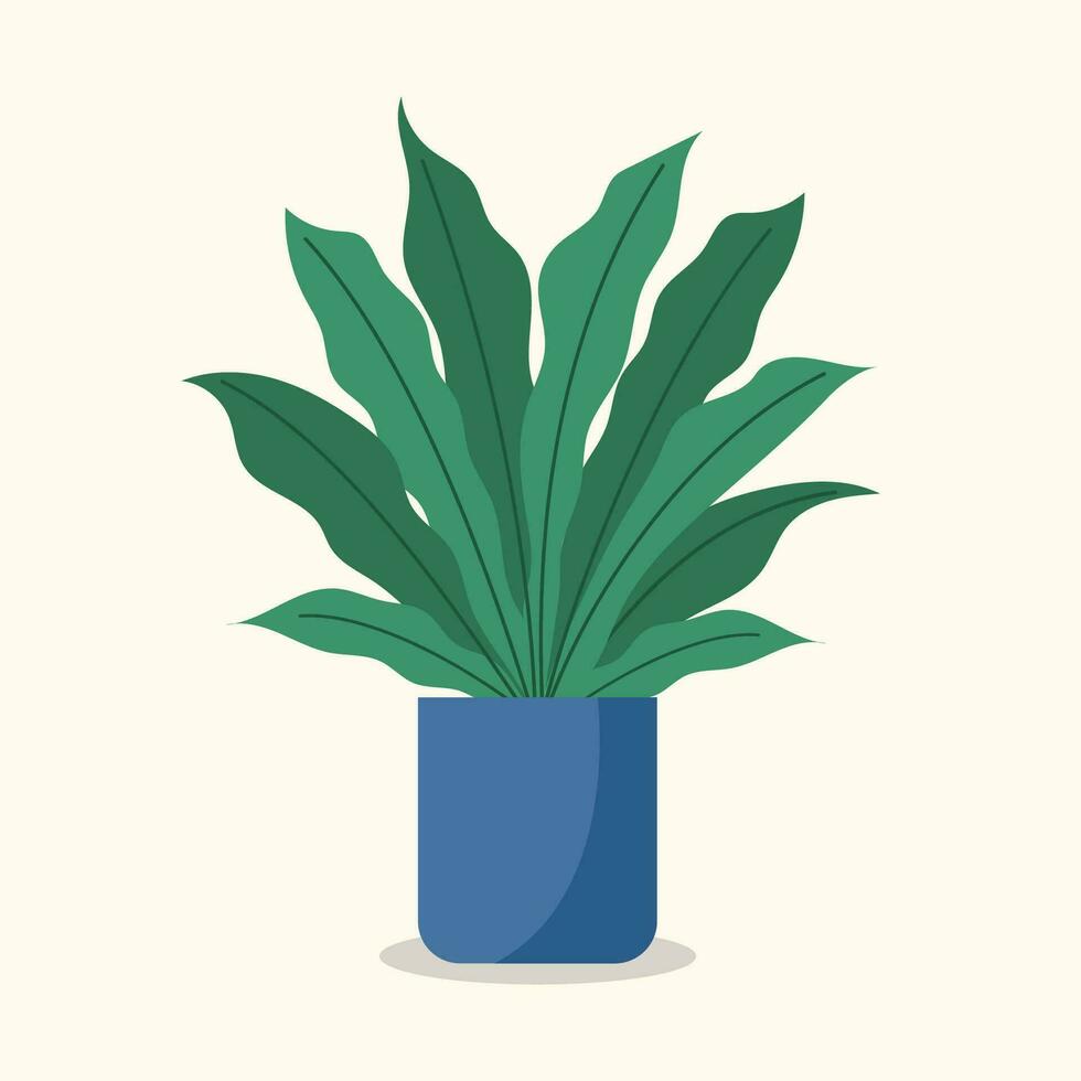 ornamental planta diseño, plano imagen en mano dibujo. vector ilustración