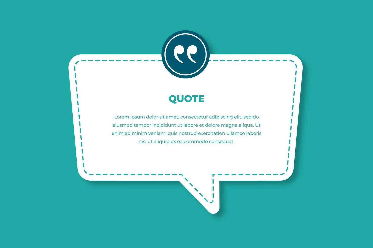 Banner, speech bubble, poster and sticker concept with sample text. white bubble message template design. Vector Illustration.